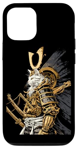 Hülle für iPhone 14 Pro Ninja Samurai Katze Samurai Kunst Ukiyo-e von Japanische Samurai Katze Geschenk Katana Schwert