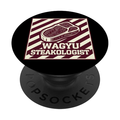 Wagyu Steak PopSockets Klebender PopGrip von Japanisches Wagyu Rindfleisch Gourmet Steak