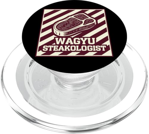 Wagyu Steak PopSockets PopGrip für MagSafe von Japanisches Wagyu Rindfleisch Gourmet Steak