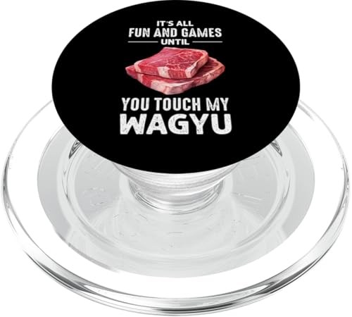 Wagyu Steak PopSockets PopGrip für MagSafe von Japanisches Wagyu Rindfleisch Gourmet Steak