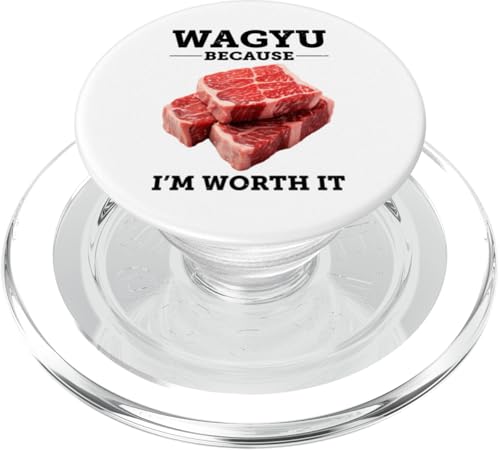 Wagyu Steak PopSockets PopGrip für MagSafe von Japanisches Wagyu Rindfleisch Gourmet Steak