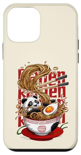 Hülle für iPhone 12 mini Niedliche japanische Panda-Nudelschale, Kawaii, für Herren und Damen von JapansCollective