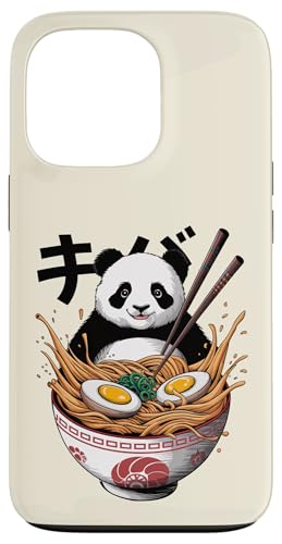 Hülle für iPhone 13 Pro Niedliche japanische Panda-Nudelschale, Kawaii, für Herren und Damen von JapansCollective