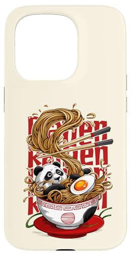 Hülle für iPhone 15 Pro Niedliche japanische Panda-Nudelschale, Kawaii, für Herren und Damen von JapansCollective