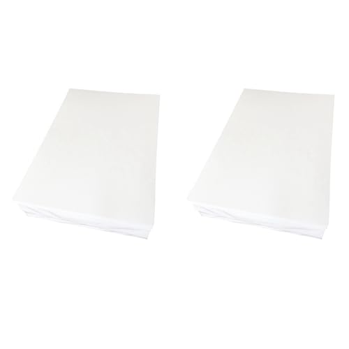 Jasaly 100 Blatt Bedruckbares Polypropylen Aufkleber Papier für Inkjet Drucker GläNzend Weiß Wasserdicht - A4 GrößE 8,5 X 11 von Jasaly