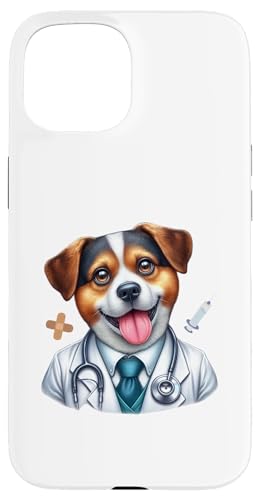 Hülle für iPhone 15 Doctor Pup: Medical Marvel - Hundearzt von Javier Francisco