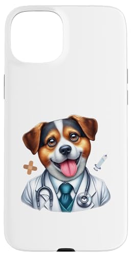 Hülle für iPhone 15 Plus Doctor Pup: Medical Marvel - Hundearzt von Javier Francisco