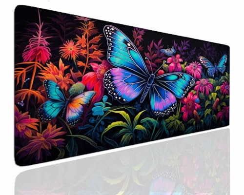 Gaming Mousepad XXL 160x80x0.4cm Mauspad XXL Gaming Groß Mouse Pad Desk Mat VernäHte Kanten Schreibtischunterlage Fantasy Tischunterlage Large Schreibtisch Unterlegmatte Anti-Rutsch Mousepads J-325 von Jdozfo