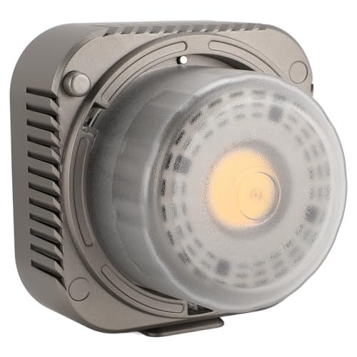 100-W-RGB-LED-Videoleuchte, 3000K-6500K Tragbare COB-Fotografiebeleuchtung, 26 DB Leise 12FX-Effekte, Studioleuchte mit 1/4-Zoll-Gewindeloch und Lüfter, für Interview-Vlog von Jectse