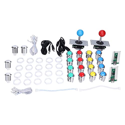 Jectse 5-poliger 8-Wege-Joystick LED -Tasten Encoder Board USB-Encoder für -Desktop- und PC-Controller-Computerspiele usw. Jectse 5-poliger 8-Wege-Joystick LED -Tasten Encoder Board USB-Encoder für -Desktop- und PC-Controller-Computerspiele usw. von Jectse