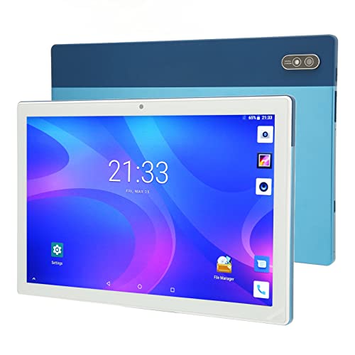 Jectse Für Android 11 Tablet, 10 Zoll 1920x1200 IPS 2.4G 5G WiFi Tablet mit 8MP 13MP Dual Kamera, Blau, 8GB 256GB Octa Core Computer Tablet, 8800mAh Akku von Jectse