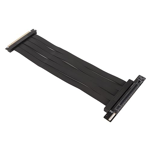 Jectse Hochgeschwindigkeits-PCIe 4.0 X16-Riser-Kabel, überlegene Leistung, Kompatibel mit RTX3090 RTX3080ti RTX3080, Breite Kompatibilität, Faltbares und Schlankes Design von Jectse