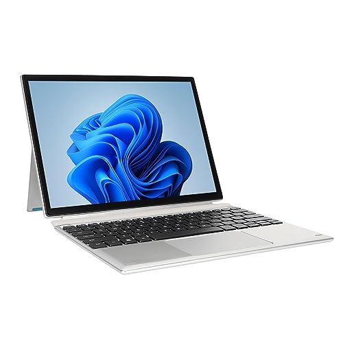 Jectse Laptop 2 in 1 Touchscreen 12,3 Zoll, 16 GB 512 GB / 1 TB SSD Business-Laptop mit Magnetischer Tastatur, 2880 X 1920 2,4 GHz 5 GHz WLAN-Laptop für Windows 11 (16+1 TB von Jectse