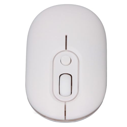 Jectse Schnurlose Maus, 2,4 GHz Kabellose Bluetooth-Dual-Mode-Leuchtmaus mit USB-Empfänger, Leise Computermaus mit 3 Einstellbaren DPI 800/1200/1600, für Tablet, Notebook, PC, Laptop von Jectse