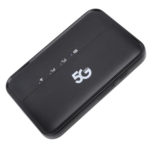 Mobiler 5G-WLAN-Hotspot, Weltweiter Hochgeschwindigkeits-WiFi6-Hotspot für Reisen, Wasserdicht nach IP54 und Wiederaufladbar mit 10.000 MAh, Tragbarer Entsperrter Gigabit-Router von Jectse