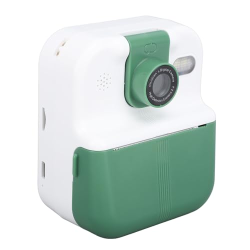 Sofortdruckkamera für Kinder, P02 48MP 1080p WiFi Foto Video Sofort Selfie Digitalkamera mit 2,4 '' IPS -Bildschirm, 3 Rolls -Papier, Unterstützt Spiel und Musik, LED Flash, Time von Jectse