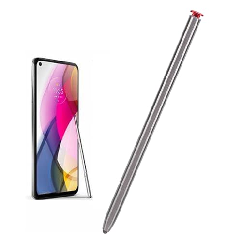 Stylus-Stift für G Stylus 5G 2024 XT2419, 4096 Drucksensor, Hochpräzise Steuerung, Stylus-Ersatz für Moto G Stylus 5G 2024, Alle Versionen, Touchscreen (Silber und Rot) von Jectse