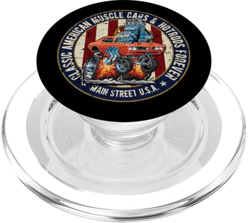 Classic Muscle Cars und Hotrods Forever Distressed Design PopSockets PopGrip für MagSafe von Jeff Hobrath