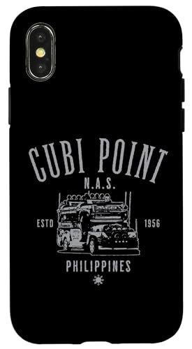 Cubi Point Philippines Estd 1956, Design im Vintage-Stil Hülle für iPhone X/XS Cubi Point Philippines Estd 1956, Design im Vintage-Stil Hülle für iPhone X/XS von Jeff Hobrath