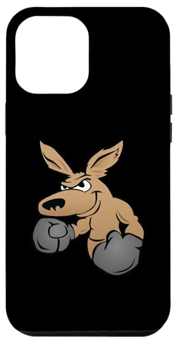 Hülle für iPhone 12 Pro Max Lustige Box-Känguru-Cartoon-Illustration von Jeff Hobrath