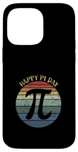 Hülle für iPhone 14 Pro Max 3.14 Pi Retro Sonnenuntergang Happy Pi Day für Mathematik Schüler Lehrer von Jeff Hobrath