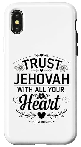 Hülle für iPhone X/XS Jehovah's Witness Trust In Jehovah JW ORG JW von Jehovah Witnesses Gifts Pioneer Gifts JW Gift Shop