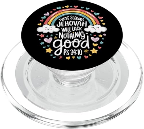 Jehovah's Witness Seeking Jehovah Lack Nothing JW ORG JW PopSockets PopGrip für MagSafe von Jehovah Witnesses Gifts Pioneer Gifts JW Gift Shop