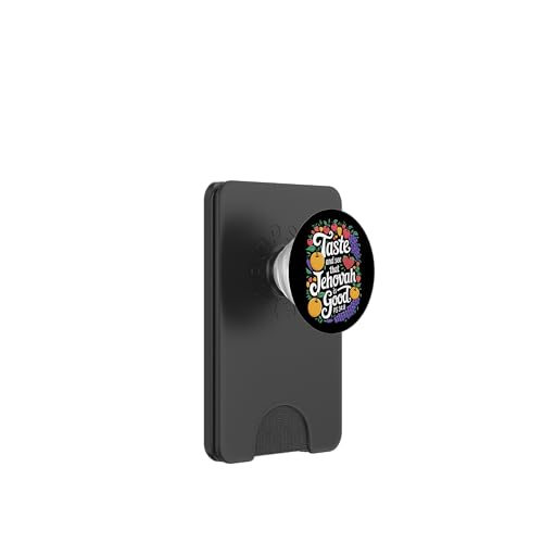 Jehovah's Witness Taste And See Jehovah Is Good JW ORG JW PopSockets PopWallet für MagSafe von Jehovah Witnesses Gifts Pioneer Gifts JW Gift Shop