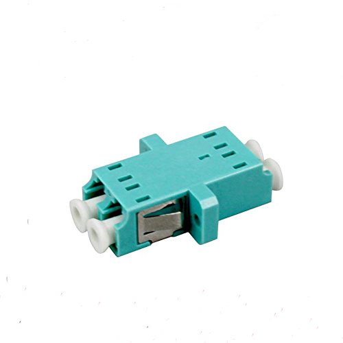 Glasfaserkoppler-Adapter, LC-LC LC auf LC Duplex om3 Multimode-Kabeladapter, Kupplung, Buchse auf Buchse, passend für OM1, OM2, OM3, OM4 (10 Stück/Set) von Jeirdus