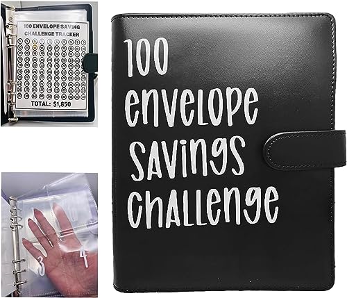 100 Envelope Challenge Binder,100 Envelope Challenge Kit,100 Envelopes Money Saving Challenge Binder,Easy and Fun Way to Save €5,050 von Jesshiny
