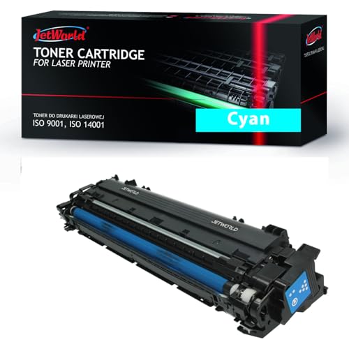 JetWorld Toner Ersatz Canon CRG053HC 2195C001 Cyan für i-SENSYS LBP853Ci, LBP863Ci, XC1946P 32000 Seiten je Tonerkartusche Hochwertiger Druck von JetWorld