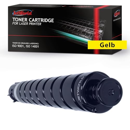 JetWorld Toner Kompatibel für Canon C-EXV58BK, Canon imageRUNNER C5840i, C5850i, C5860i, C58070i Gelb 60000 Seiten je Tonerkartusche, als Ersatz zu 3766C002, Hochwertiger Druck von JetWorld