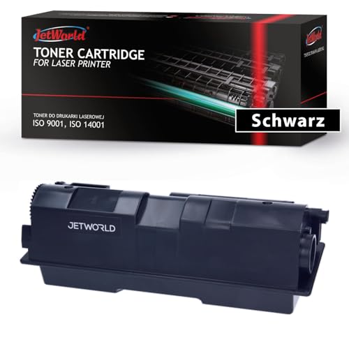 JetWorld Toner Kompatibel für Kyocera TK1140 FS1035MFP DP, FS1035MFP, FS1135MFP, M2035dn, M2535dn Schwarz 7200 Seiten je Tonerkartusche, als Ersatz zu TK-1140, Hochwertiger Druck von JetWorld