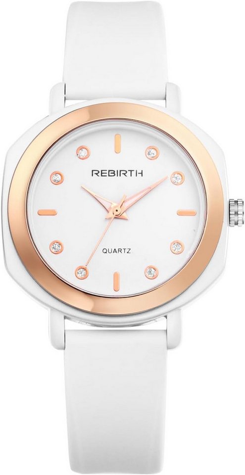 JewelryWe Präzises Quarzwerk Hochwertiges Quarzwerk sorgt für genaue Zeitanzeige Watch, Einfache Zeiteinstellung mit Krone Spritzwassergeschützte mit 3ATM von JewelryWe