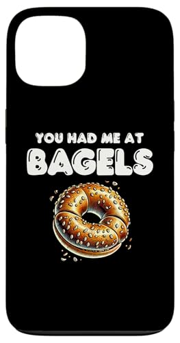 Hülle für iPhone 13 Du hattest mich bei Bagels Jewish Bread Snack Bagel von Jewish Bagel Bread Lover Gifts