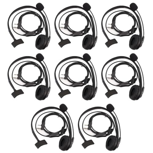 Jialouboo 8X 2-poliges Kopfhörer-Headset TK220 für Jianwu UV-5R -888S H777 Interphone C9009 von Jialouboo