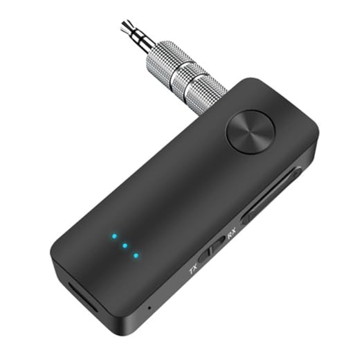 Jialouboo Bluetooth 5.3 Transmitter Empfänger Adapter Wireless Audio für Auto Musik Kopfhörer Lautsprecher 3,5 mm Klinke AUX Audio Adapter von Jialouboo