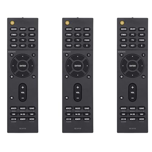 Jialouboo RC-911R Fernbedienung für TX-NR575 TX-NR585 TX-RZ810 TX-NR575E AV Receiver Audio/Video Player Fernbedienung 3 Stück von Jialouboo