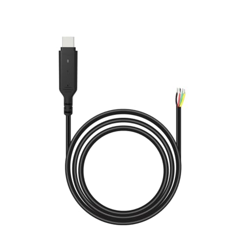 Jialouboo USB-Typ-C-Stecker, Buchse, Netzteil, Ladegerät, Verbindungskabel, Reparaturkabel, Schweißtyp, Draht, 4-adriges Kabel von Jialouboo