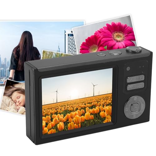 Digitalkamera, 4K 68 MP Digitale Point-and-Shoot-Kamera mit 32-GB-Karte, 16-facher Zoom, 2,8-Zoll-IPS-Bildschirm, Kompakte Kleine Kamera, Reisekamera für Teenager, Studenten von Jiawu