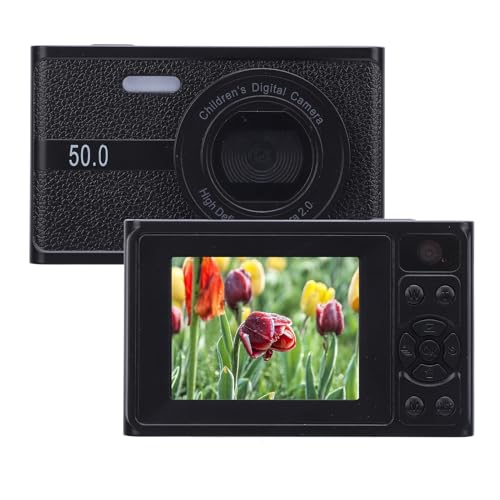 Digitalkamera, Autofokus 48MP 1080P Vlogging-Kamera, 2,36 Zoll TFT-Bildschirm, tragbare Kompaktkamera mit Doppelobjektiv und 8-fachem Zoom für Fotografie und Video für Teenager Digitalkamera, Autofokus 48MP 1080P Vlogging-Kamera, 2,36 Zoll TFT-Bildschirm, tragbare Kompaktkamera mit Doppelobjektiv und 8-fachem Zoom für Fotografie und Video für Teenager von Jiawu