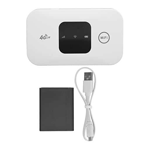 Tragbares WLAN, 4G LTE USB-WLAN-Adapter mit SIM-Kartensteckplatz, Unterstützung von Bis zu 10 WLAN-Benutzern, Mobiler 4G-WLAN-Hotspot-Router mit Hoher Geschwindigkeit von Jiawu