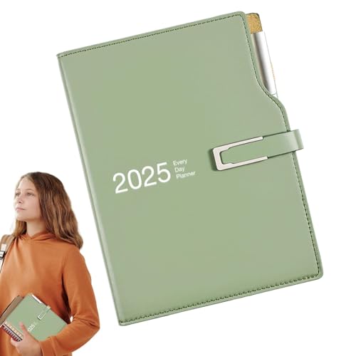 Akademischer Terminplaner 2025, Kalender 2025 Tagesplaner Hardcover A6 Tag Pro Seite Tagesplaner 2025 Tageskalender A6 1 Tag 1 Seite Tagesplaner Mit Festem Einband von Jiimhte