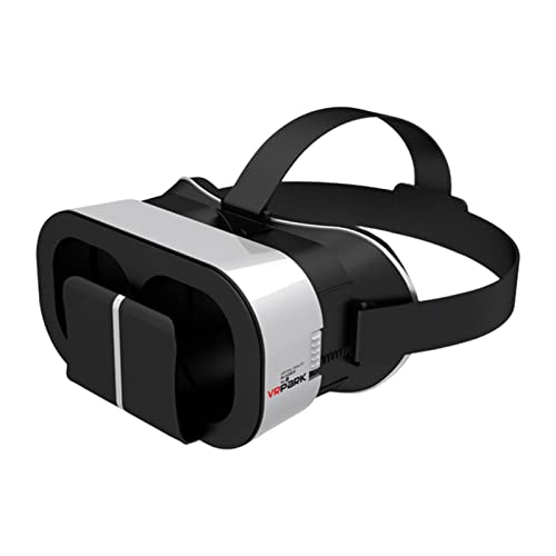 VR-Headset, Skalierbare Virtual-Reality-3D-VR-Brille, tragbares Handy-VR-Headset, leichte High-Definition-Virtual-Reality-Headsets für 3D-Filme, Panorama-Videos, Reisen, Bildung von Jildouf