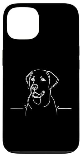 Hülle für iPhone 13 Lab Line Art Hundeliebhaber Labrador Retriever von Jimbeels