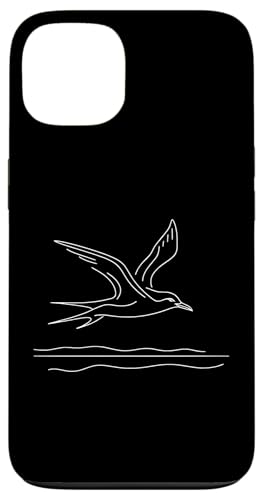 Hülle für iPhone 13 Line Art Bird & Ornithologist Langschwanz Jaeger von Jimbeels