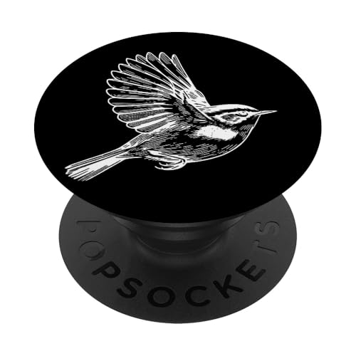 Line Art Vogel- & Ornithologist Kastanien-Tränger PopSockets Klebender PopGrip von Jimbeels