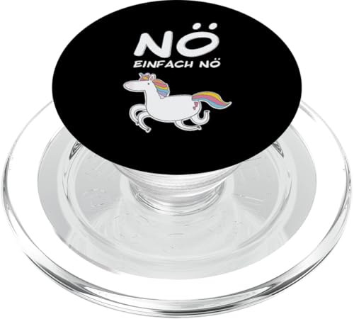 NÖ Einhorn | Lustiger Cooler Spruch | Für Mädchen Teenager PopSockets PopGrip für MagSafe von Jimbeels