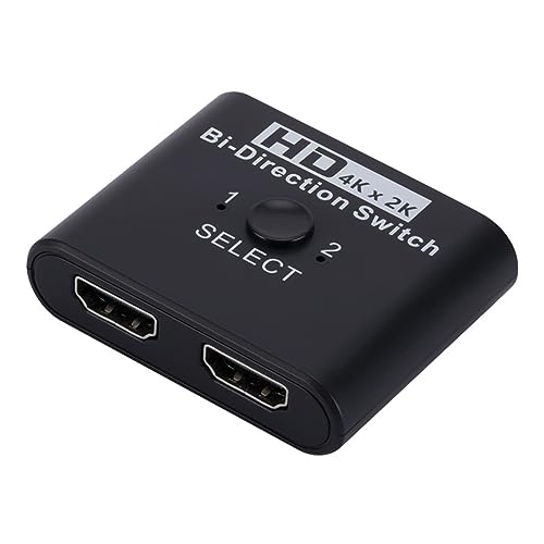 Jiqoe Bidirektionaler Umschalter 4K@60Hz Bidirektionaler Splitter HDTV Stick Monitore Projektoren von Jiqoe