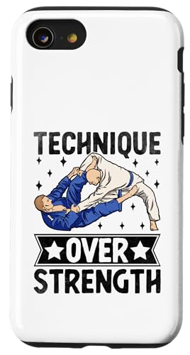 Technik statt Kraft Wrestle Fight Jiujitsu Hülle für iPhone SE (2020) / 7 / 8 von Jiu Jitsu Fight Gifts For Wrestling Wrestle